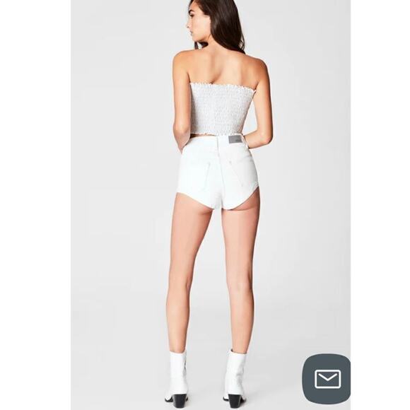 NWT Carmar Los Angelos High Rise SZ 23 Lennox Shorts Y2K Denim Micro Concert - Picture 8 of 9